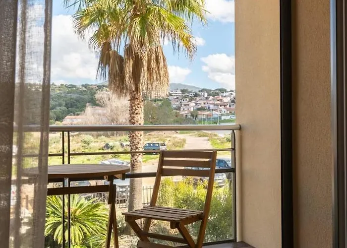 Agosta: Terrace With Sea View - Luxury Flat | By Airnest 公寓 Albitreccia